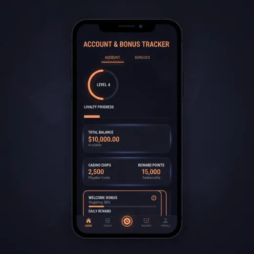 Account and bonus tracker